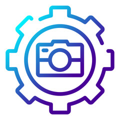 setting camera icon