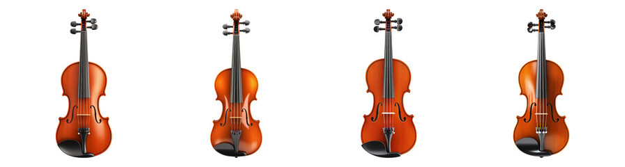 Fototapeta premium Four Violins in a Row