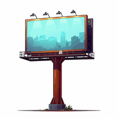 billboard on the background