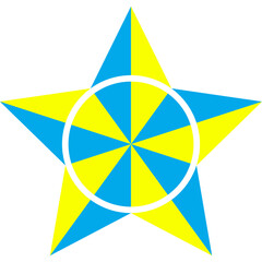 Obraz premium Attractive Star Element Icons