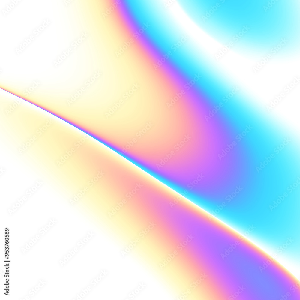Leinwandbilder a stunning and vibrant gradient abstract background featuring smooth and flowing curves for artistic
