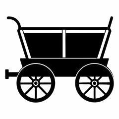 Wagon Black silhouette