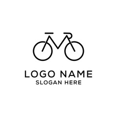 Bicycle logo vector illustration design