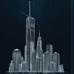 Fototapeta premium city background