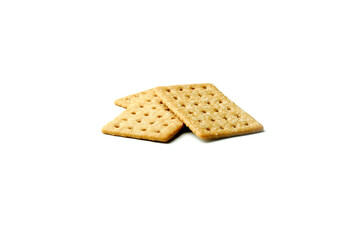 Coffee Biscuits on white background. Delicious Coffee Biscuits.       