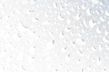 Wet Rain Droplets - High-Resolution Transparent PNG, Drops of Water, Wet Rain Splash - Isolated Transparent Background 