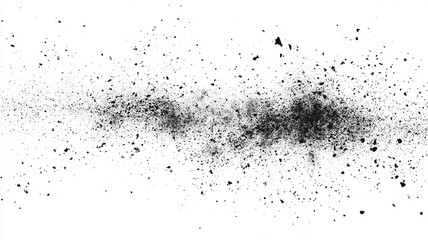 Obraz premium Grainy stipple vignette overlay on white