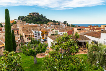 the beautiful town of Begur, a gem of the Costa Brava, Calalonia, Girona, Spain
