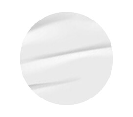 Blank Glued Paper Round Sticker for Mockup