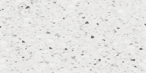 Obraz premium Terrazzo marble flooring seamless texture. Natural stone terrazzo desing tile texture white. White and black marble or terrazzo. Raster texture of mosaic floor with natural stones, granite, marble, 