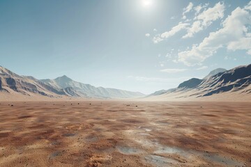 Dry & barren land terrain like Mars