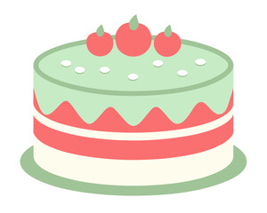 cake with strawberry