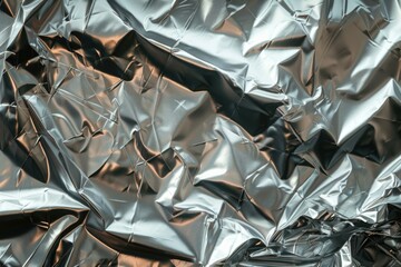 Silver foil shiny metallic texture background wrapping paper for wallpaper decoration element