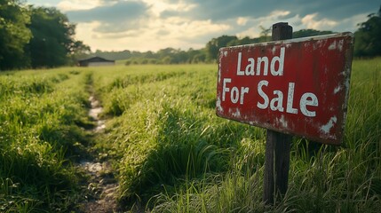 Obraz premium Land for Sale