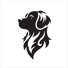 silhouette white background