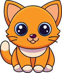 Cute Cat Icon Vector Art And Illustration