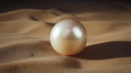 Pearl on the sand