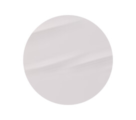 Blank Glued Paper Round Sticker for Mockup