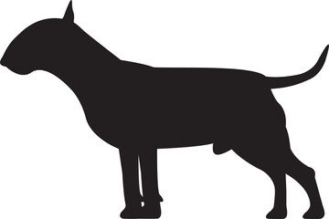 Bull terrier dog icon
