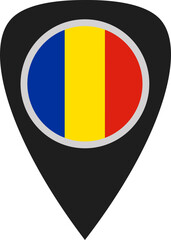 Fototapeta premium Romania Icon