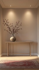 A simple hallway decoration