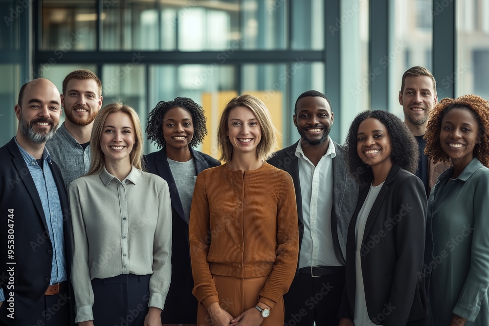 Poster the dynamic and comprehensive collaboration of a determined professional business team thrives in a 