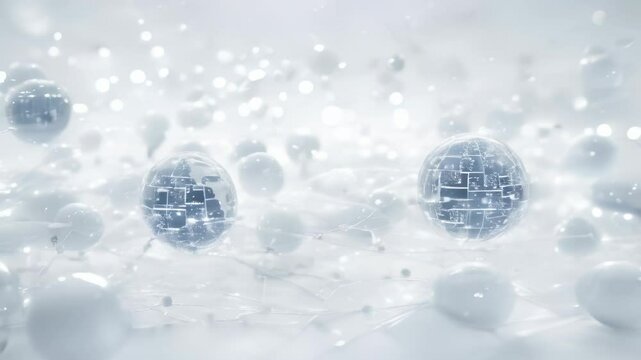Abstract Digital Network Connection Background