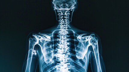 X-Ray human body picture.