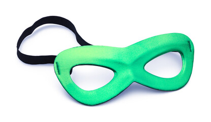 Fototapeta premium Green Costume Eye Mask