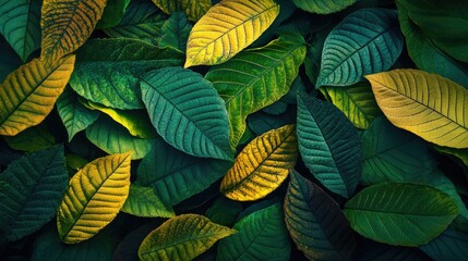 Fototapeta premium green leaves background