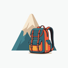 illustration of a backpack
