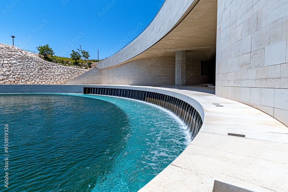 Aufkleber cost-effective hydropower and sustainable energy are showcased in a minimalist design focusing on th