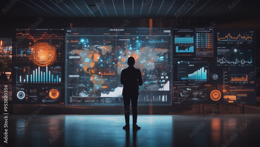 Poster This piece discusses Business Intelligence and Advanced Analytics, emphasizing how these tools enhance decisionmaking and support strategic growth across various business sectors