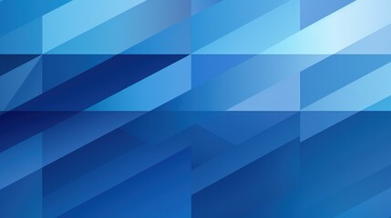 Obraz premium A modern abstract design featuring various shades of blue and geometric shapes, suitable for backgrounds or digital art.