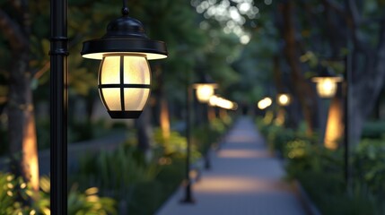 road light with a classic design featuring a retro lantern and a polished bronze finish.