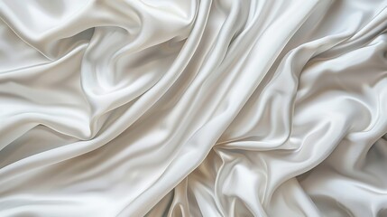 Obraz premium Iron cloth backdrop in white with text space drama. Generative Ai