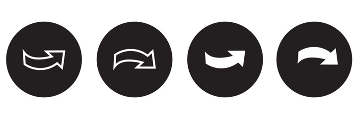 Vector Set of Arrows, Versatile Arrow Icons set Collection with white background.