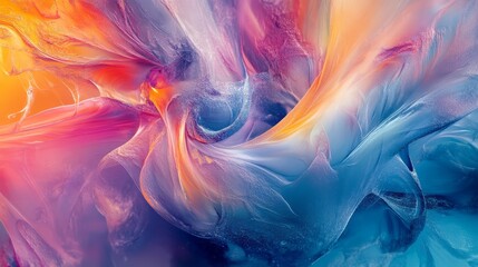Obraz premium Surreal Dreamscapes: Abstract Art Exploring Fluid Forms
