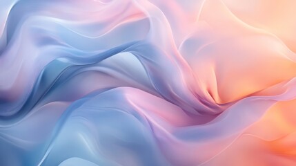 Obraz premium Fluid Abstract Art: Wind Currents, Flowing Lines, and Soft Gradients