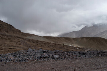 Beautiful landscape view of Nubra Valley leh Ladakh India