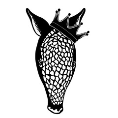 Armadillo Wearing A Crown