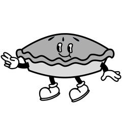 Pancake Mascot Illustration