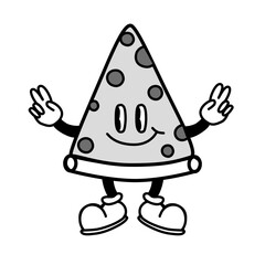 Pizza Mascot Illustration