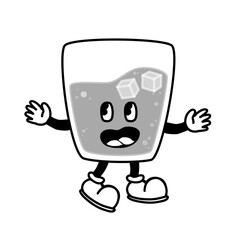 Ice Cola Mascot Illustration
