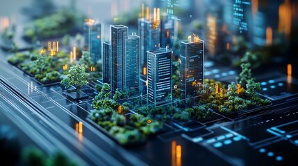 Enhancing Portfolios: 3D Model of ESG Funds in Modern Investment Strategy with Environmental, Social, and Governance Metrics City model