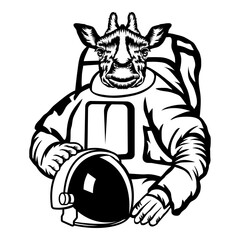 Astronaut Giraffe