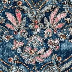 Cowgirl Rhinestones Denim jeans