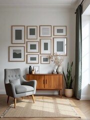 Fototapeta premium minimalist interior in Scandinavian style