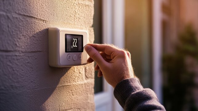 Efficient climate control with a programmable thermostat for optimal home comfort and energy savings