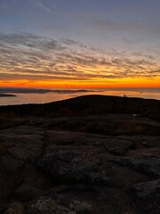 sunrise over the atlantic ocean